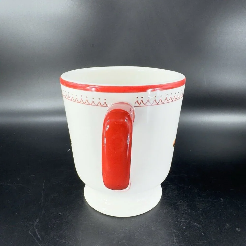 Williams Sonoma Gingerbread‎ Chef Ceramic Mug Cup Ceramic Christmas Icons Mug
